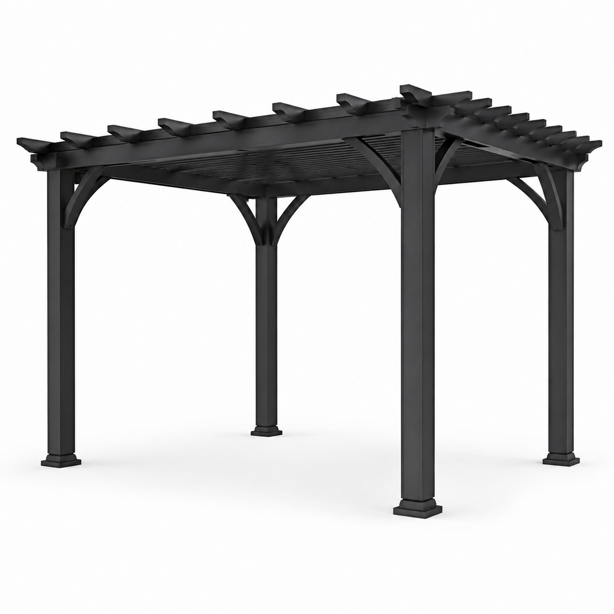 Pergola en métal noir 300x400cm