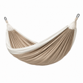 Hamac en toile de parachute 260x150 cm beige/crème